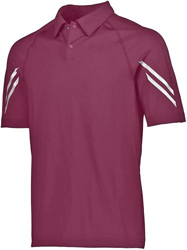 GAA233331 Adult-2-snap-polo Maroon (1)
